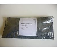 220 Grade Silicon Carbide Grit ~ 100 grams, 200 grams, 500 grams, 1 kilogram, 1.5 kilograms, 3 kilograms and 5 kilograms (UK seller, Craft & Design UK) (C. 500 grams)