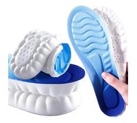 220+ lbs 4D Cloud Technology Orthopedic Insoles | Plantar Fasciitis Relief, Arch Support, Shock Absorption for Flat Feet & Heel Pain | Comfortable Inserts for Men & Women (Large EU 43-44, 1, Count)