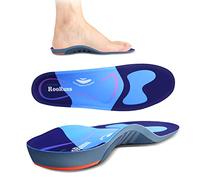 220+lbs Plantar Fasciitis High Arch Support Shoe Insoles, Orthotic Inserts, Big & Tall Men/Women, Flat Feet, Over-Pronation, Foot Heel Pain Relief for Walking Standing Running Heavy Duty Support L