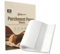220 Pcs 12x16 in(30.5x40.6cm) Parchment Paper Sheets, Baklicious Pre-Cut Non-Stick Parchment Baking Paper for Air Fryer, Oven, Bakeware, Steaming, Cooking Bread, Cupcake, Meat, Cookies