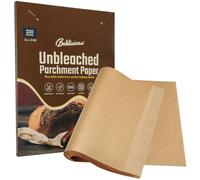 220 Pcs 12x16 in(30.5x40.6cm) Unbleached Parchment Paper Baking Sheets, Baklicious Pre-Cut Heavy Duty Parchment Baking Paper for Air Fryer, Oven, Bakeware, Steaming, Cooking Bread, Cupcake, Cookies