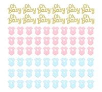 220 Pcs Gold Table Confetti Table Decoration Cards Sprinkles Table Decor for Baby Shower Gender Reveal Party Decorations, Blue,gold,pink