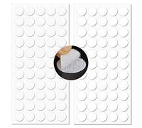 220 Pcs Sticky Hook and Loop Dots,110 Pairs Self Adhesive Dots,Nylon Sticky Coins for Crafts on Paper,Plastic,Metal,Office,Room Decoration,Home (White,20mm)