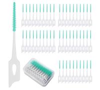 220 Pieces Interdental Brushes,Teeth Gap Brush, Dual-Use Dental Floss Sticks, Disposable Dental Picks, Oral Tooth Clean Floss Tooth Gap Brush for Protecting Teeth