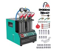 220 V Ultrasonic Injector Tester - Car Injectors Cleaner Tester with LED Display Automotive 4 Cylinder Injectors Cleaner Tester for Cars Motorcycles