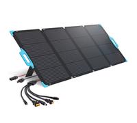 220 Watt 12V Portable Solar Panel for Power Station of 23.5% Efficiency Mono Solar Module - One Renogy 220w portable solar panel+5 in 1 cable bundle