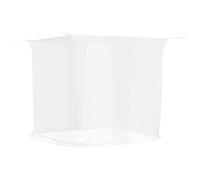 (220 x 150 x 180 cm) vidaXL Hanging Mosquito Net Bed Mosquito Mesh Net Bed Canopy 156 Mesh White