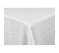 (220 x 150cm, Cream Off White Pinpoint Oxford Pattern) Decorative Tablecloth| Damask Rectangle Cloth