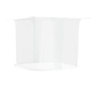 (220 x 180 x 180 cm) vidaXL Hanging Mosquito Net Bed Mosquito Mesh Net Bed Canopy 156 Mesh White