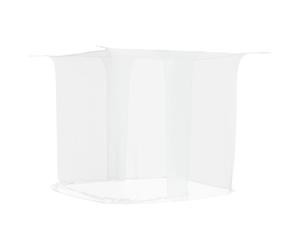 (220 x 200 x 210 cm) vidaXL Hanging Mosquito Net Bed Mosquito Mesh Net Bed Canopy 156 Mesh White