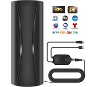 2200+ Miles Range TV Antenna, 2025 Strongest Digital TV Antenna Indoor with Amplifier Signal Booster,Portable HDTV Antennas for Smart and Old TVs for Local Channels-38ft Coax Cable-Support 8K 4K 1080p