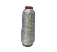 2200M Metallic Embroidery Thread Iridescent Glitter Polyester Sewing Thread for Sewing Machine,Cross Stitch,#02 MO23