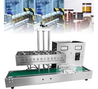 2200W Automatic Aluminum Foil Sealing Machine Continuous Electromagnetic Induction Band Bag Bottle Cap Sealer Auto Continuous Sealing Machine(120mm)