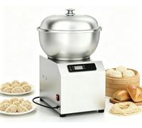 2200W Commercial Dough Mixer Detachable Basin Type Dough Mixing Machine | 8kg/5kg Bidirectional Rotation Flour Mixer, Stainless Steel Electric Dough Maker Kneading Machine(With heating,5kg)