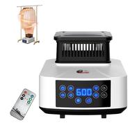 2200w Electric Portable Clothes Dryer, 4 Gears Timing/240 Min Adjustable Timer Electric Clothes Dryer Indoor, 220v/Led Display/Remote Control, for House Laundry