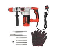 2200W Electric Rotary Hammer Drill, Heavy Duty Wall Drilling Demolition Powerful Hammer Jack Hammer Concrete Breaker & Drill Set 0-930 r/min