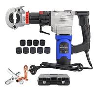 2200W Hydraulic Electric Crimping Tool, 10/16 / 50-240/300 / 400 mm² Mold, Portable Hydraulic Crimping, 360° Rotating Clamp, for Copper and Aluminum Terminals,16~300mm²