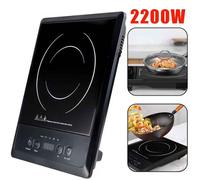2200W Portable Electric Induction Hob Compact Single Burner Tabletop Cooker