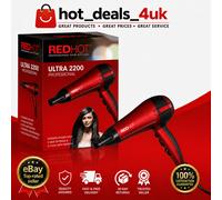 Red Hot 2000W Professional Hairdryer - Red | TJ Hughes