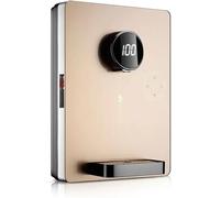 2200W Smart Mains Fed Unit Water Dispenser,20L/H Wall-Mounted Hot & Cold Water Dispenser with Electronic Child Lock,LED Touch Screen Control,3s Quick Heating,for Home & Office(Gold)