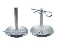 2205071 & 2208864 Replacement Snow Plow Shoes with Quick Release Pins Fits ATV, UTV, Polaris, K-Plow, Anti-Slip Backing, Pack of 2