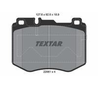 2206101 BRAKE PAD SET, DISC BRAKE TEXTAR