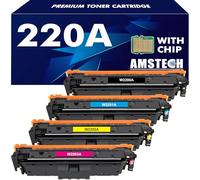 220A 220X Toner: Compatible for HP 220A Toner Color Laserjet Pro MFP 4302dw 4302fdw 4202dw 4202dn 4302fdn Black Cyan Yellow Magenta,W2200A W2201A W2202A W2203A With Chip 4PK