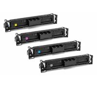 220A Black Cyan Magenta Yellow Compatible Toner Cartridge Replacement With Chip to replace HP 220A / 220X for HP Color LaserJet Pro 4302fdn Printer, Multipack Set of 4