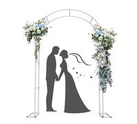 220cm/230cm High Stability Rose Arch for Wedding Ceremony White/Green/Black Climbing Plant Trellis Garden Decorative Arbor for Various Vines (Size: 350 * 220cm)
