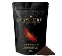 220g Colombian Jazz Espresso Grind - Award-Winning Coffee with Chocolate, Caramel & Cherry Notes, Sourced from Colombia’s Huila - IRON & FIRE