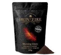 220g Morning Glory French Press Grind - Award-Winning Coffee with Orange Zest, Chocolate & Caramel Notes, from Central & South America - IRON & FIRE