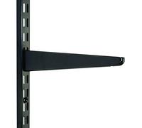 220mm Black Watson Twin Slot Shelving Bracket