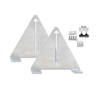 ( 220mm high, 250-300w panels) Narrow Boat Solar Panel Tilting Flip Mounting Brackets Stainless Steel Motorhome