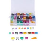 220pcs Blade Assortment for Car Trucks ATVs RV Automotive Motor Boat Blade Small Medium Size 2/3/5//7.5/10/15/20/25/30/35AMP
