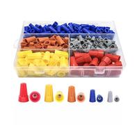 220Pcs Electrical Wire Connectors - Screw Terminals Wire Caps, Twist Nuts Caps, Spring Insert Wire Nuts Connectors, Cable Connectors, Electrical Cap Cable Quick Connection Terminals