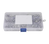 220pcs M3 M4 M5 304 Stainless Steel Pan Head Cross