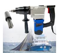 220V/ 110V Electric Needle Scaler, Compact Electric Needle Derusting, 1100W High-Power Needle Scaler, for Removal of Rust, Weld Slag and Paint,110v