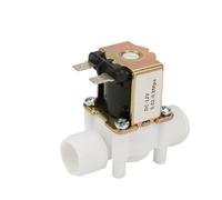 220V 12V 24V Plastic Solenoid Valve G3/8" Normally Closed Three-Point External Thread Water Control Valve(220V)