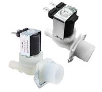 220V/12V/24V Water Inlet for Electric Solenoid for 3/4" Male Thread Easy Installs Washer Beverage Machin Water Inlet