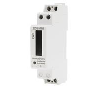220V 18mm Single Phase Din Rail LCD Digital Display Electricity
