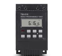 220V 230V AC Weekly Programmable Digital Timer Switch Relay Control Heavy Load 30A Relay Clock Din Rail Mount TM616(B)