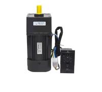 220V 250W AC Reversible Gear 6RK250GU-CF Variable Speed Motor 1:3-1:250 450-2.7RPM 6GU AC Gear Reducer Motor Geared Motor Kit(100K 0-13.5rpm)