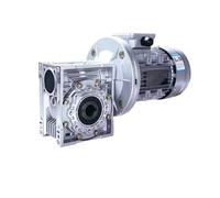 220V/380V 0.18KW Vertical Aluminum Shell All Copper Asynchronous Motor with RV030/RV040 Turbine Gearbox for Wire Stripper Peeler(3-phase 380V,70RPM,RV040)