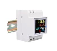 220V 380V Voltage 6IN1 Din Rail Monitor AC Current Power Factor Active