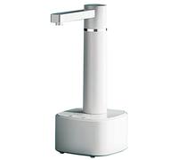 220V 4W Automatic Water Pump Desktop 1200mAh Auto Water Dispenser USB Charging 3-gear Adjustment Smart Quantitative for Office Home Use (White)