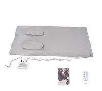 220V 650W Infrared Sauna Blanket Portable Infrared Sauna Infrared Blanket Adjustable Temperature with Remote Control Sauna Blanket with Sleeves for Detox Recovery Weight Loss Relaxation