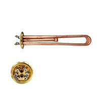 220V 6KW 63mm Round Flange Copper Heater Immersion Heater Instant Immersion Water Heating Element