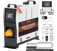 220V 8KW Diesel Air Heater, All in One Truck Heater, Portable Diesel Heater with Remote Control LCD Monitor and Silencer for Car Trucks Bus RV and Traile