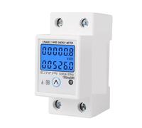 220V AC 110V Digital Single Phase Reset Zero Energy Meter Voltage Current Power Consumption Wattmeter Din Rail 80A