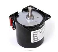 220V AC 14W Gear Motor 60KTYZ 50Hz Permanent Magnet Synchronous Gear Motor Low Speed 2.5rpm-110rpm 1Pcs(220V 80rpm)